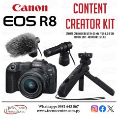 Cámara Canon EOS R8 Content Creator Kit